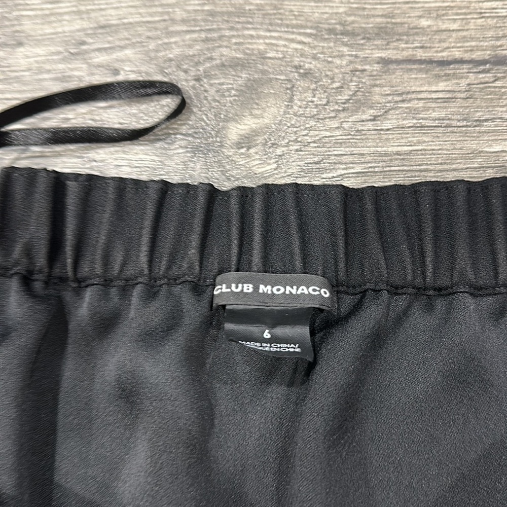• Club Monaco • Sophiya Off The Shoulder Blouse Top Black 6 Women’s - Picture 5 of 6